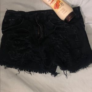 American eagle jean shorts